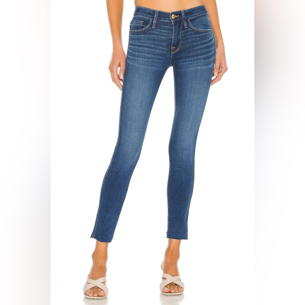 Frame Denim Le Skinny Jeanne Crop